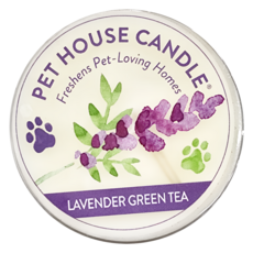 PET HOUSE 室內除臭寵物香氛蠟燭 小 薰衣草綠茶, 1個