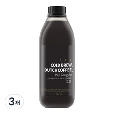 아란커피 콜드브루 더치커피 고갱, 500ml, 1개입, 3개