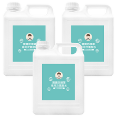 BUBUBOSS 寶寶防護罩 車用次氯酸水, 嬰幼適用, 無色無味, 輕巧補充瓶, 2L, 3瓶