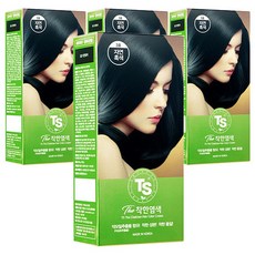 TRUST TS 染髮劑 120g, 3號自然黑, 4個