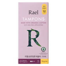 라엘 순면 탐폰, 레귤러, 12개입, 1개