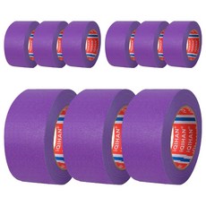 DADA 彩色和紙膠帶 30mm x 15m, 9個, 紫色