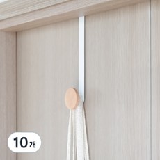 스파이더락 도어후크 우든볼 1구, 혼합색상, 10개