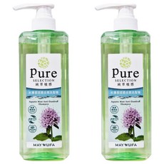 美吾髮 純萃植感 薄荷涼感去屑洗髮精, 500ml, 2瓶
