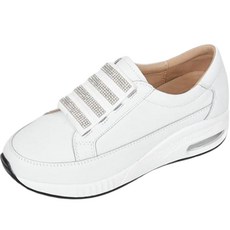 슈아 컴포트 에어쿠션 발등 큐빅 키높이 통굽 슬립온