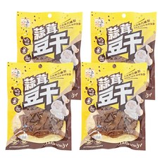 久品香 蒜茸豆干 黃色, 120g, 4包