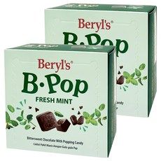 Beryl's 跳跳糖苦甜巧克力-薄荷味 50g, 2盒