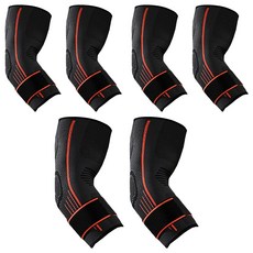 리치덕 팔꿈치보호대 패드 오렌지, 6개