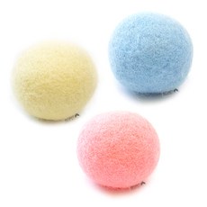 RESPET Cat Sound Wool Ball 3件套, 黃色, 藍色, 粉色, 1套
