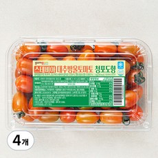 곰곰 스테비아 대추방울토마토 청포도향, 1kg, 4개