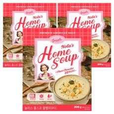 granola HOUSE Nolas 家常蛤蜊巧達濃湯, 200g, 3個