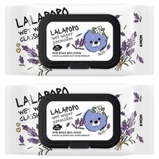 MOTHER-K LALAPOPO 薰衣草奢厚濕紙巾 掀蓋款, 2包, 1入