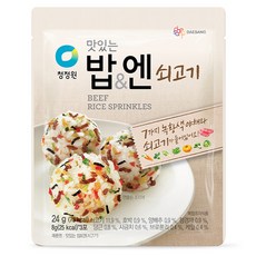 청정원 맛있는 밥 엔 쇠고기, 24g, 1개