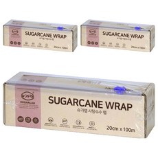 SUGARLAB 甘蔗保鮮膜, 100m, 3個