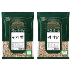 두보식품 국산 유기농 귀리, 4kg, 2개