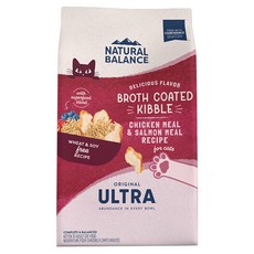 내추럴발란스 전연령 오리지날 울트라 레시피 드라이 기능성 사료, 닭+연어, 2.4kg, 1개