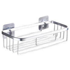 超級工廠 無痕貼款 亮銀色 浴室收納 免打孔安裝 衛生紙置物架, 1個