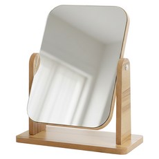 Cozywell 木質方形迷你桌鏡 IP1001, 混合色