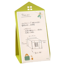 直式站立便條紙 方格 11803, 80張, 1本