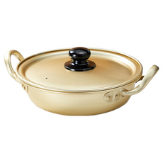 PEARL LIFE 珍珠金屬 和風鋁製免攪拌鍋 瓦斯爐適用 H-887, 18cm, 1個