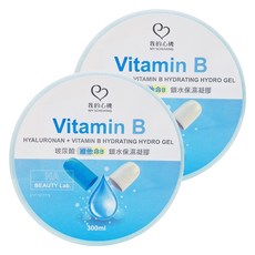 MY SCHEMING 我的心機 玻尿酸+維他命B鎖水保濕凝膠 HYALURONAN + VITAMIN B HYDRATING HYDRO GEL, 2罐, 1罐