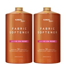 KUNDAL 昆黛爾 超濃縮衣物柔軟精 玫瑰香, La Vie En Rose, 1.58L, 2瓶