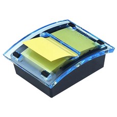 3M Post-it 利貼 可再貼抽取式便條紙+抽取台 DS123-1 7.5cm*5cm, 顏色隨機, 1組