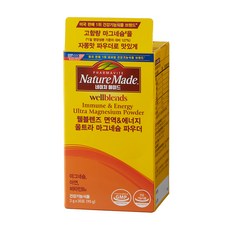Nature Made 萊萃美 Well-lens 免疫&能量超級鎂粉, 90g, 1個
