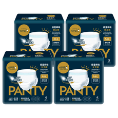 MAMMY VILLAGE 六甲村 極量瞬吸女王褲 產後拋棄式內褲, M-L, 5件, 4包