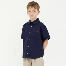 비버리힐스폴로클럽 아동용 클래식옥스포드 반팔 셔츠