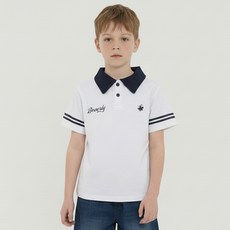 BEVERLY HILLS POLO CLUB 比佛利保羅 兒童Vernon領短袖T恤