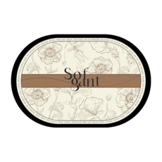 KUIBAO 快豹生活 Dahy浴室門口地毯, 法式03橫, 1個