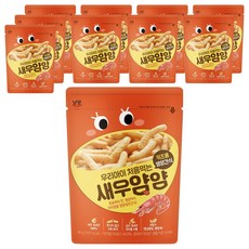 남양유업 우리아이 처음먹는 얌얌 과자, 새우맛, 40g, 10개