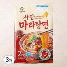 CJ제일제당 사천식 마라탕면 2인, 434g, 3개