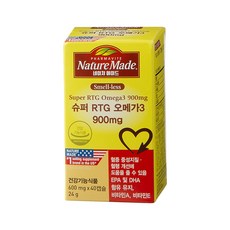 Nature Made 萊萃美 超級 rTG 歐米茄3 900mg 24g, 40錠, 1個