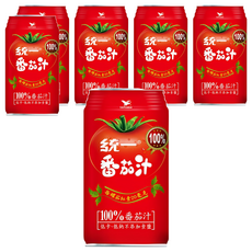 統一 蕃茄汁, 340ml, 6罐