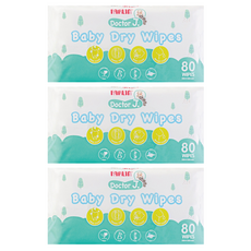 FARLIN Doctor J. 柔濕巾 (80張) 不含酒精/螢光劑/香精, 3包