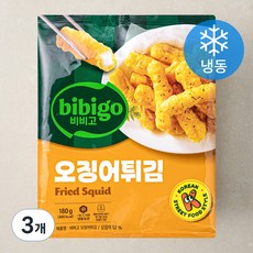 비비고 오징어튀김 (냉동), 180g, 3개