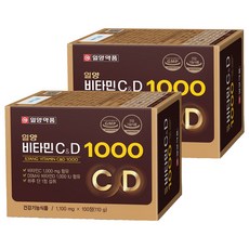 일양약품 일양비타민C앤D 1000, 100정, 2개
