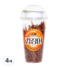 해야미 컵징어 매콤 빼빼징어 + 와사비마요, 80g(빼빼징어) + 30g(와사비마요), 4개