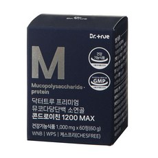 Dr.true 黏多醣蛋白 牛軟骨軟骨素 1200 Max 60g, 1個, 60錠