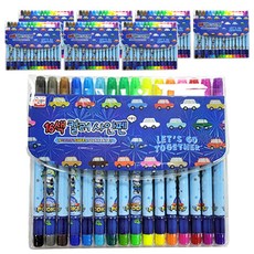 Young Art 彩色筆 款式隨機, 16色, 8盒