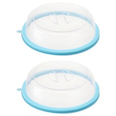 Kozaki 神崎家居 可堆疊冷藏微波密封保鮮蓋, 藍色, 2個