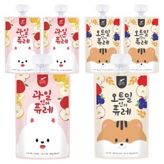 Little Spoon 水果果泥 100g + 燕麥果泥 100g 套組, 3套, 水果+燕麥