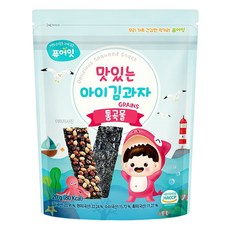 Pure Eat 幼兒海苔夾心脆片, 穀物風味, 20g, 1包