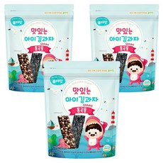 Pure Eat 幼兒海苔夾心脆片, 穀物風味, 20g, 3包