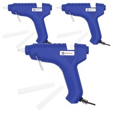 WHASHIN 熱熔膠槍 大 GL-40W + 熱熔膠條 11mm 2入, 3個