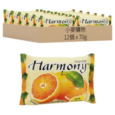 小麥購物 水果香皂 柳橙 s113, 70g, 12個