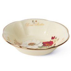 PGS 玫瑰貝拉 圓形深盤 中, 混合顏色, 1個