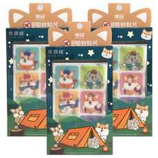 優品 草本驅蚊貼片, 12入, 3盒